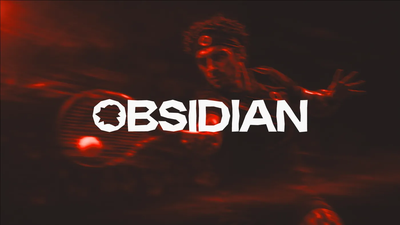 Obsidian brand identity by Tanish Maheshwari